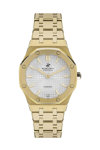 BEVERLY HILLS POLO CLUB Diamond Gold Stainless Steel Bracelet