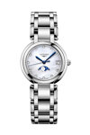 LONGINES PrimaLuna Diamonds Silver Stainless Steel Bracelet