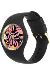 ICE WATCH Flower Black Silicone Strap (M)