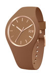 ICE WATCH Glam Brushed Brown Silicone Strap (M)