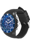 ICE WATCH Chrono with Black Silicone Strap (L)