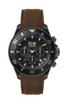 ICE WATCH Chrono with Brown Silicone Strap (L)