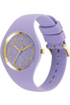 ICE WATCH Glitter Purple Silicone Strap (S)