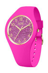 ICE WATCH Glitter Fuchsia Silicone Strap (S)