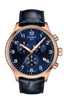 TISSOT T-Sport Chrono XL Chronograph Blue Leather Strap