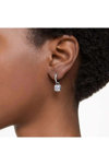 SWAROVSKI White Stilla drop earrings (square cut)