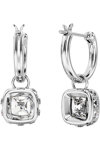 SWAROVSKI White Stilla drop earrings (square cut)