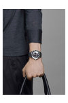 RADO Captain Cook Automatic Black Combined Materials Bracelet (R32129152)