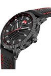 DUCATI CORSE Podio Black Leather Strap