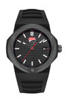 DUCATI CORSE Tradizione Black Silicone Strap