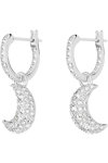 SWAROVSKI White Luna drop earrings Moon