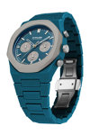 D1 MILANO Polychrono Chronograph Blue Polycarbonate Bracelet