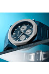 D1 MILANO Polychrono Chronograph Blue Polycarbonate Bracelet