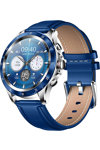 DAS.4 SQ22 Smartwatch Blue Leather Strap