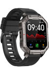 DAS.4 SG35 Smartwatch Black Silicone Strap