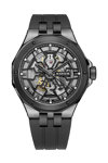 EDOX Delfin Mecano Automatic Black Rubber Strap