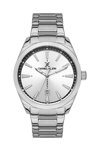 DANIEL KLEIN Premium Silver Stainless Steel Bracelet