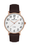 DANIEL KLEIN Arcadia D-TWO Brown Leather Strap