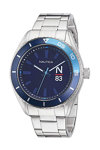 NAUTICA N83 Finn World Silver Stainless Steel Bracelet