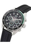 NAUTICA Key Biscayne Chronograph Black Silicone Strap