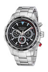 NAUTICA NST Chronograph Silver Stainless Steel Bracelet