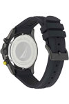 NAUTICA NST Chronograph Black Silicone Strap