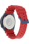 NAUTICA Vintage Red Silicone Strap