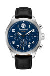 TIMBERLAND Ashmont Dual Time Black Leather Strap