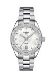 TISSOT T-Classic PR 100 Sport Chic Diamonds Silver Stainless Steel Bracelet