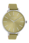 OOZOO Timepieces Olive Green Leather Strap