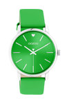 OOZOO Timepieces Green Leather Strap