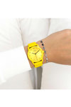 OOZOO Timepieces Yellow Leather Strap