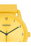 OOZOO Timepieces Yellow Leather Strap