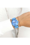 OOZOO Timepieces Light Blue Leather Strap