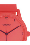 OOZOO Timepieces Red Leather Strap