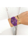 OOZOO Timepieces Purple Leather Strap