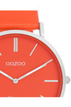 OOZOO Vintage Orange Leather Strap