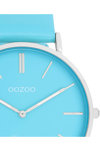 OOZOO Vintage Light Blue Leather Strap