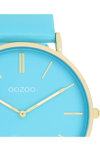 OOZOO Vintage Light Blue Leather Strap