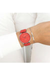 OOZOO Vintage Red Leather Strap