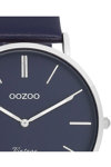 OOZOO Vintage Blue Leather Strap