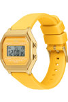 ICE WATCH Digit Retro Chronograph Yellow Silicone Strap (S)