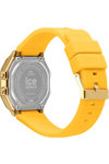 ICE WATCH Digit Retro Chronograph Yellow Silicone Strap (S)