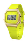 ICE WATCH Digit Retro Chronograph Light Green Silicone Strap (S)