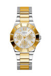 GUESS Sunray Crystals Two Tone Stainless Steel Bracelet