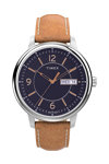 TIMEX Trend Chicago Brown Leather Strap