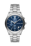 Emporio ARMANI Paolo Chronograph Silver Stainless Steel Bracelet