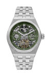 INGERSOLL Broadway Automatic Dual Time Silver Stainless Steel Bracelet