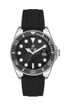 BEVERLY HILLS POLO CLUB Black Rubber Strap