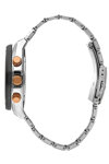 BEVERLY HILLS POLO CLUB Dual Time Silver Stainless Steel Bracelet